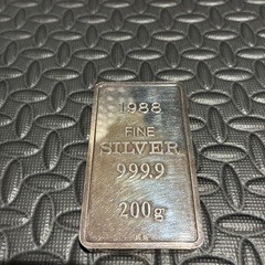 純銀インゴットの画像