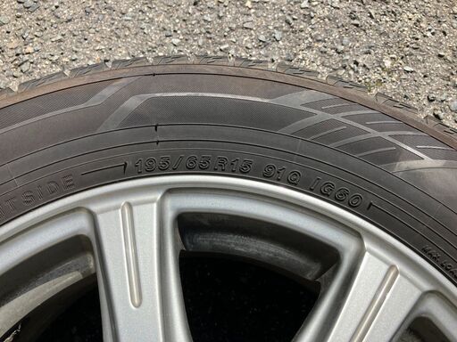 15インチ スタッドレスタイヤ ホイールセット YOKOHAMA ice GUARD iG60 195/65/R15
