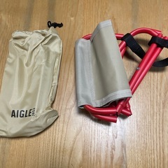 AIGLE コンパクト　アウトドアチェアー　chair 新品未使用の画像