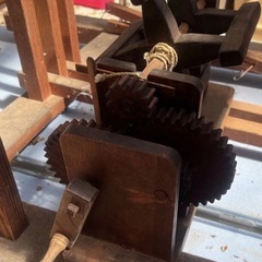 木製手織り機 機織機　古道具　の画像