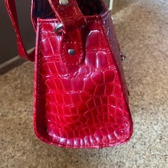 （未使用）赤いバッグの画像