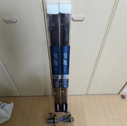 シマノ釣竿2本とリール2個のセット　全て新品