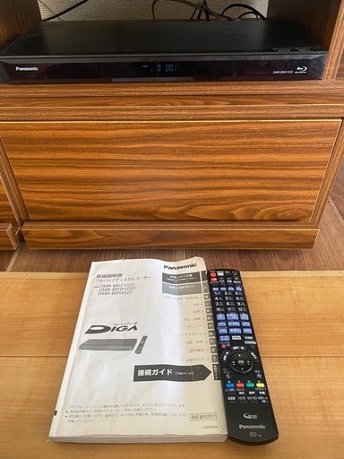 Blu-rayレコーダー　Panasonic 2番組同時録画対応