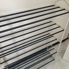 軽いシューズラック　中古品の画像