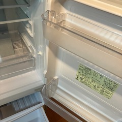 SHARP プラズマクラスター冷蔵庫　１３７Ｌ　無料でお譲りしますの画像