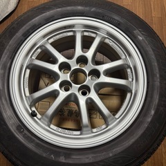 プリウス純正ホイール　15インチアルミホイール　ダンロップタイヤ の画像