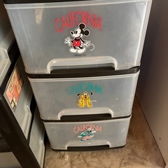 ディズニーキャラクター 収納ケースの画像