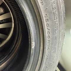 廃タイヤ　4本　中古タイヤの画像
