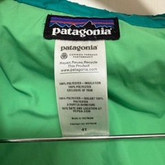 patagonia パタゴニア 110cm ベビーパフジャケットの画像