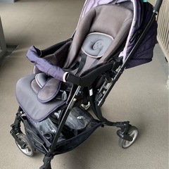 引き渡しプレママ🩷ママ限定⭐︎ピジョンRunfeeネイビー折たたみ式A型ベビーカーの画像