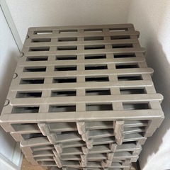 ダブルサイズ すのこ ジョイントパレット 12枚    の画像