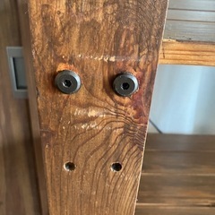 【無料】ウッドラック 木製 シェルフ ウォールナットの画像