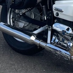 2007年式DS250に付けてました。フィッシュテールマフラーです。の画像