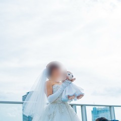 ウエディングドレス ベールの画像