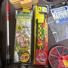 釣り用品色々の画像