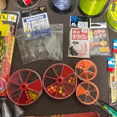 釣り用品色々の画像