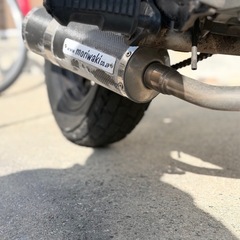 XR50 モタード カスタム モリワキマフラーの画像