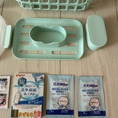 ★美品★レック 3WAY 哺乳瓶･おもちゃ消毒･収納ケースの画像