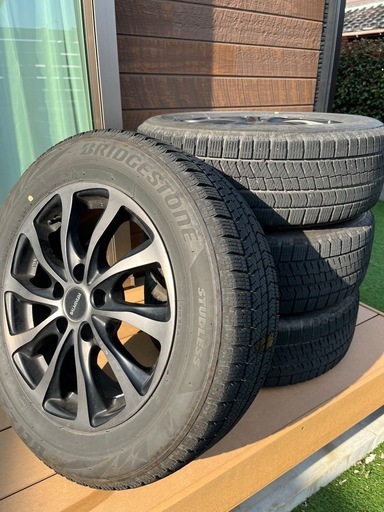 ブリヂストン スタッドレス 205/60R16 ホイール付き 4本セット 2021年製
