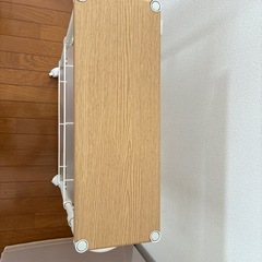 キッチン収納　スリム　スキマ収納棚　3段　コロコロ付の画像