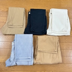 ②メンズボトムス パンツ Mサイズ 5着セット 洋服まとめ売りの画像
