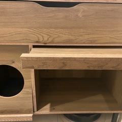 猫トイレ隠す家具の画像