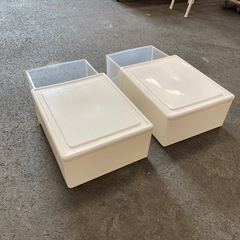 ホワイトな収納ケースの画像