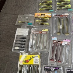 バス釣り　シャッドテール　　セット　ワームの画像