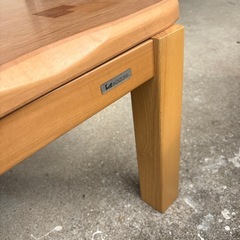 無料　超美品　家具調　こたつ　座卓　ローテーブルの画像