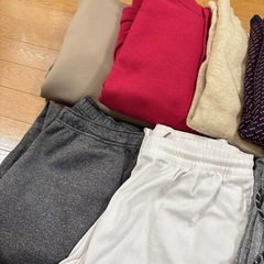 ⑧メンズ トップス ボトムス パンツ L・XL(LL) サイズ 7着セット 洋服まとめ売りの画像