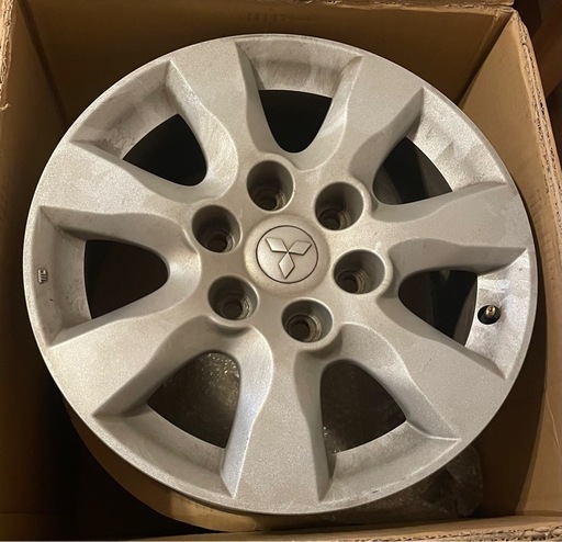 パジェロ V98W 純正17インチホイール 4本 7.5J PCD139.7値下げ可