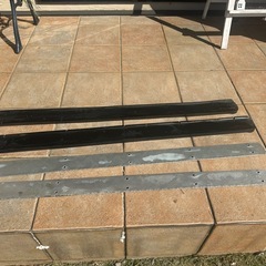 ディフェンダー110 Tdci サイドステップアルミ サイドステップマット 縞鋼板柄 左右セット アルミ 左右の画像