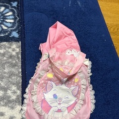 女の子　収納袋付き雨がっぱ100センチの画像