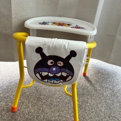 アンパンマン まめチェア（イエロー）かわいい人気キャラクター／お子さま用イス／軽くて使いやすい の画像