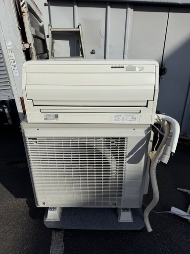 リモコン付き 主に23畳用 ダイキン AN71TRP-W 2017年製 200V 冷房7.1kW 暖房8.5kW DAIKIN ポンプダウン済
