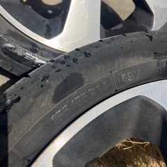 ★スズキ純正★14インチ★タイヤ&アルミホイール★パンク等なし★の画像