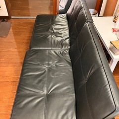 分割できる 4way ソファベッド 幅175 奥行81.5 高さ67.5cm リクライニング式 連結可能 ソファ 2人掛け ソファー ローソファ フロアソファ アームレスソファ 山善の画像