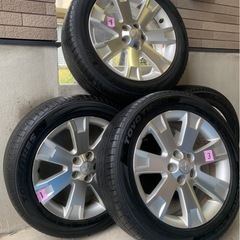 デリカ:D5　純正ホイール&タイヤ4本セット　225/55R18
の画像