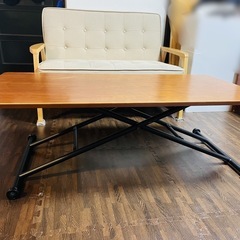 ガス昇降式ダイニングテーブル・ローテーブルの画像