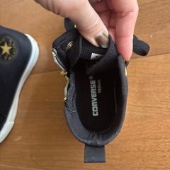 【美品】オールスター　コンバース　18cm ブラックの画像