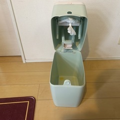 アップリカ 強力消臭おむつポット ニオイポイ ペールブルー おむつ処理 本体の画像