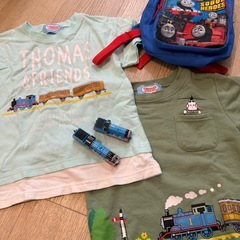 トーマス　おもちゃ箱　おまけリュック服おもちゃ付きの画像