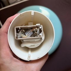 照明　水色　　おしゃれ　電球変えたての画像