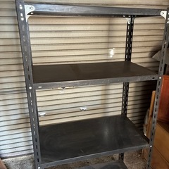 スチールラック　ブラックの画像