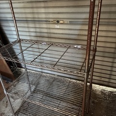 【取引決まりました】スチールラック　　小の画像