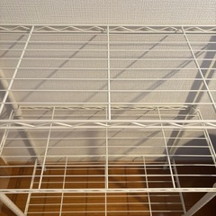 ラック　ホワイトの画像