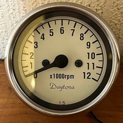 エイプ50/100・XR50/100モタード用デイトナタコメーター美品！検モンキーゴリラダックスシャリーカブの画像