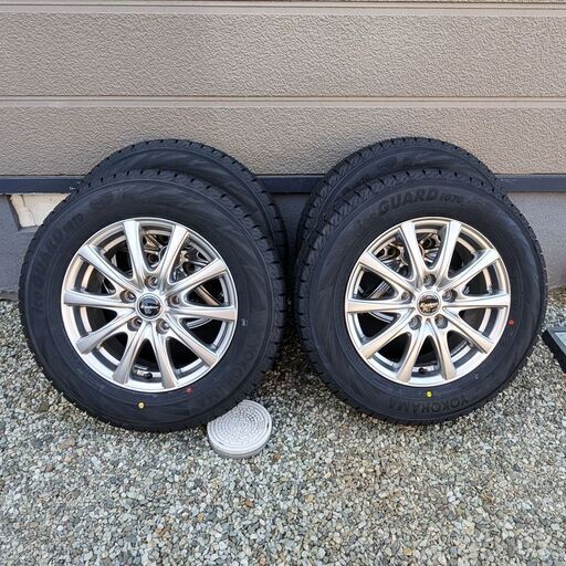 【シーズンオフ特価】YOKOHAMA アイスガード7 タイヤ新品 195/65R15 ホットスタッフ エクスター +2 HOT STUFF Exsteer 中古アルミホイール 15インチ 6J 5H114.3 4本セット ヴォクシー セレナなど