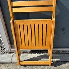 木の椅子
の画像