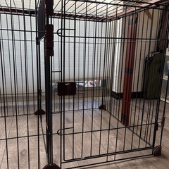 犬　ゲージ　ペットサークル　中古の画像